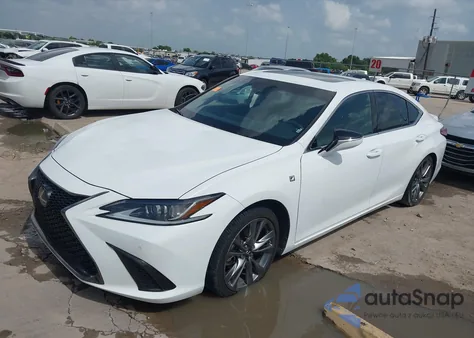 2021 Lexus Es 350 F Sport z USA, uszkodzony, nr VIN 58AGZ1B19MU086282